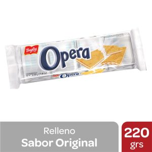 galletitas opera clásicas agrupadas 220g (pack x 4u) (caja x 12u)