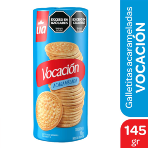 galletitas vocación acarameladas 145g (caja x 36u)