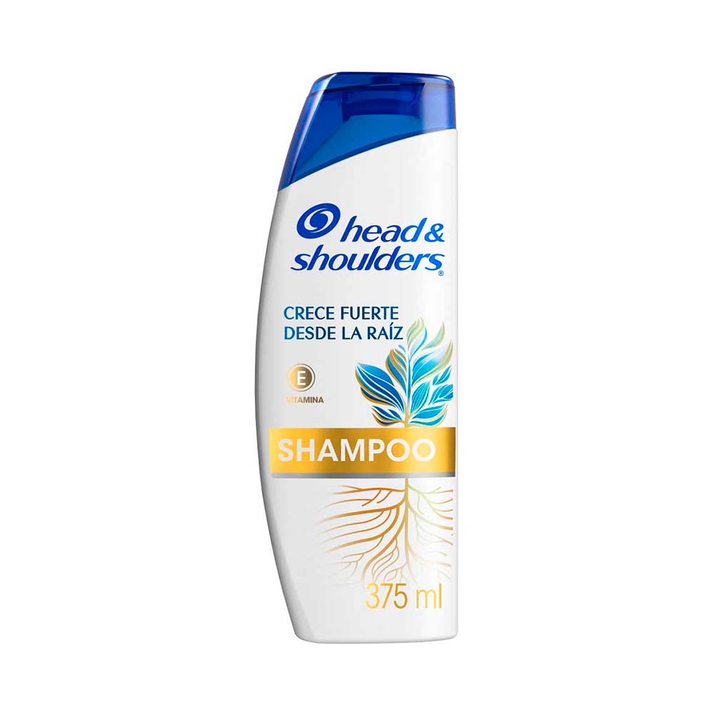 shampoo head & shoulders 375ml fuerza raíz (caja x 12u)