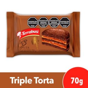 alfajor terrabusi triple torta clásico 70g (caja x 36u)