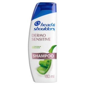 shampoo head & shoulders 180ml sensitive (caja x 12u)