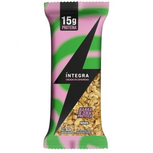 barra proteica integra banana pack 10u 450g