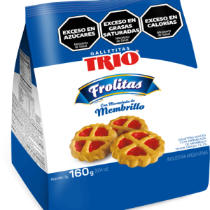 galletitas trio 300g frolitas membrillo (caja x 20u)