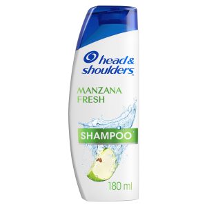shampoo head & shoulders 180ml manzana (caja x 12u)