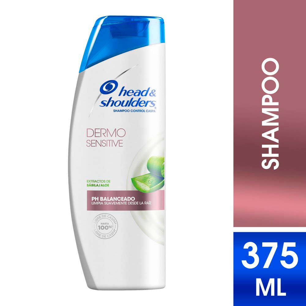 shampoo head & shoulders 375ml sensitive (caja x 12u)