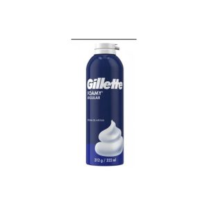 espuma de afeitar gillette foamy regular 312g (caja x 12u)