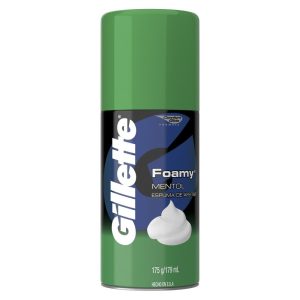espuma de afeitar gillette foamy mentol 175g (caja x 12u)