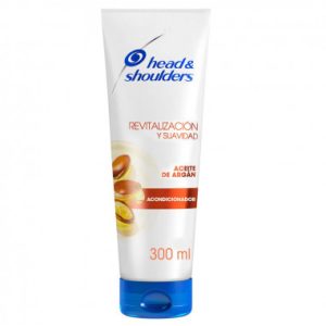 acondicionador head & shoulders 300ml argán (caja x 12u)