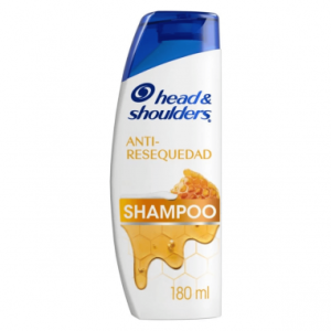 shampoo head & shoulders 180ml anti resequedad (caja x 12u)