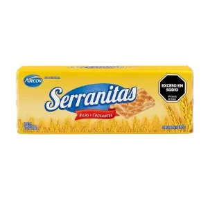 galletitas serranitas clásicas 105g (caja x 42u)