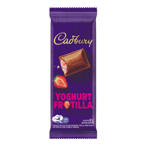 chocolate cadbury yoghurt frutilla 82gr x28u