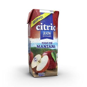 jugo citric manzana 250ml 100% exprimido sin azúcar