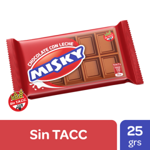 chocolate misky 25g x30u. leche