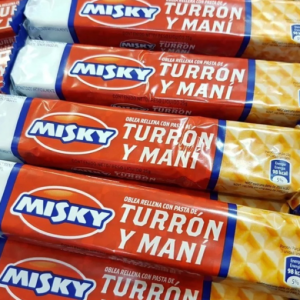 turrón misky clásico 25gr x 50u x 50