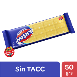 chocolate misky 50g x21u. blanco