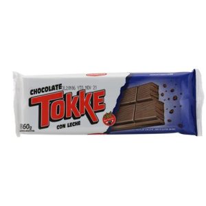 chocolate tokke leche 60gr x 24u