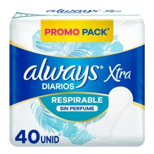 protectores always xtra protect 40u 24u