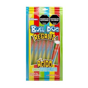 pastillas bull dog tutti frutti acida 360gr x12u