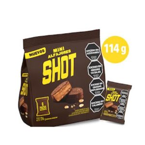 alfajor shot mini 114gr x 16u