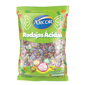 caramelos rodajas surtidas frutal x930g.