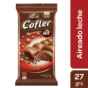 chocolate cofler aireado leche 27g x20u
