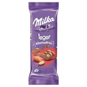 chocolate milka almendras leger 50gr x 28u