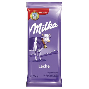 chocolate milka leche 150gr x 12u