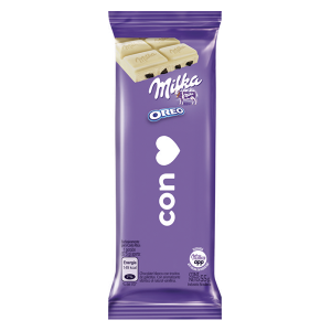 chocolate milka oreo blanco 155gr x 12u
