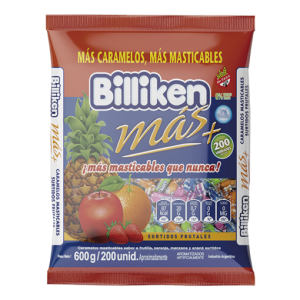 caramelos billiken frutal x 600gr.
