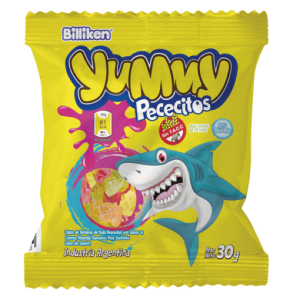 gomitas yummy pececitos 12u x30gr