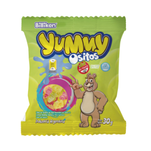 gomitas yummy ositos acidos 12u x 30gr