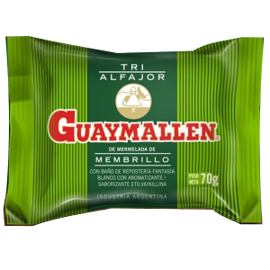 alfajor guaymallén triple fruta 24u