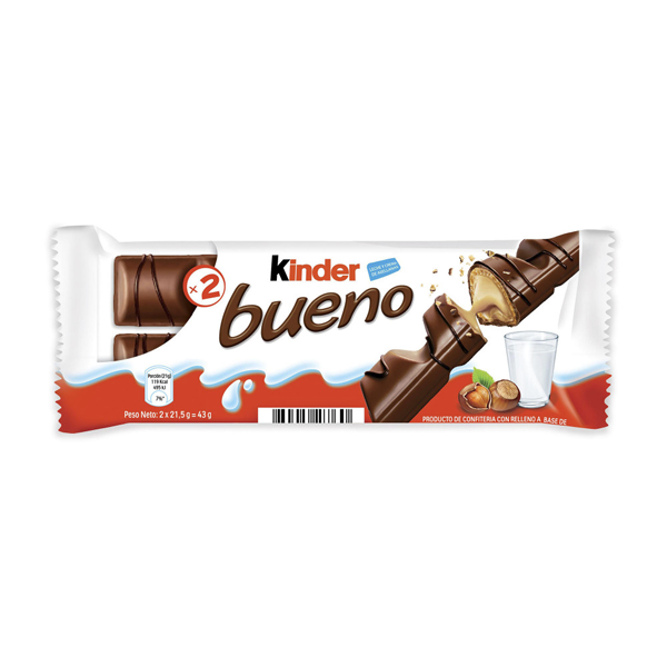 kinder bueno pack 15 unidades oblea y crema de avellanas kinder bueno pack 15 unidades oblea y crema de avellanas