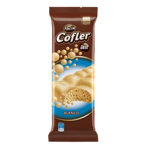 chocolate cofler aireado blanco 55g x10u