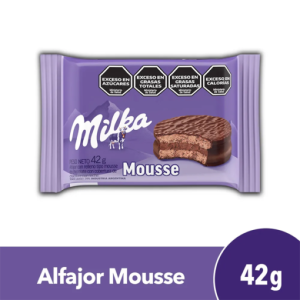 alfajor milka mousse 42gr. x 54u x 54