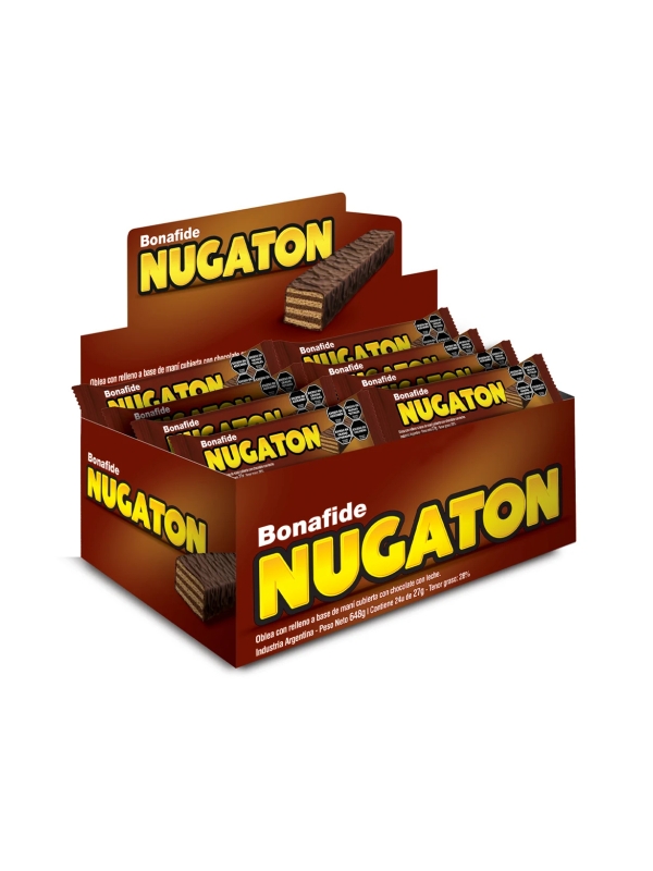 nugaton bonafide leche 27gr. x 24u nugaton bonafide leche 27gr. x 24u