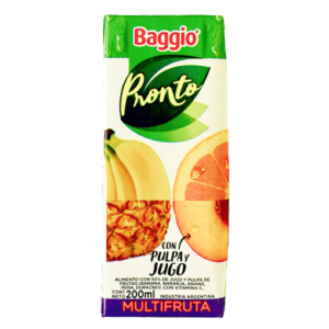 jugo baggio multifruta 200ml x 18u