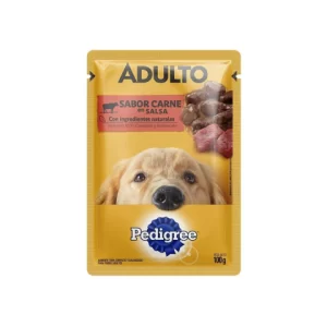 alimento perro pedigree pouch carne 100g 12u