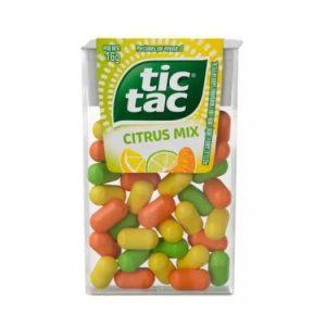 pastillas tic tac citrus mix 16g (display x 12u)