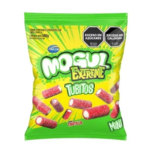 mogul extreme 500g mini tubitos frutilla