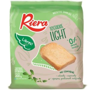 tostadas riera light x 200gr x 18