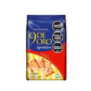 bizcochos 9 de oro agridulces 200gr x 20