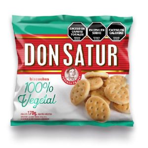 bizcochos don satur 100% vegetal 170g (caja x 20u)