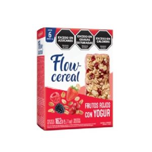 barrita flow cereal frutos del bosque yogurt x6u
