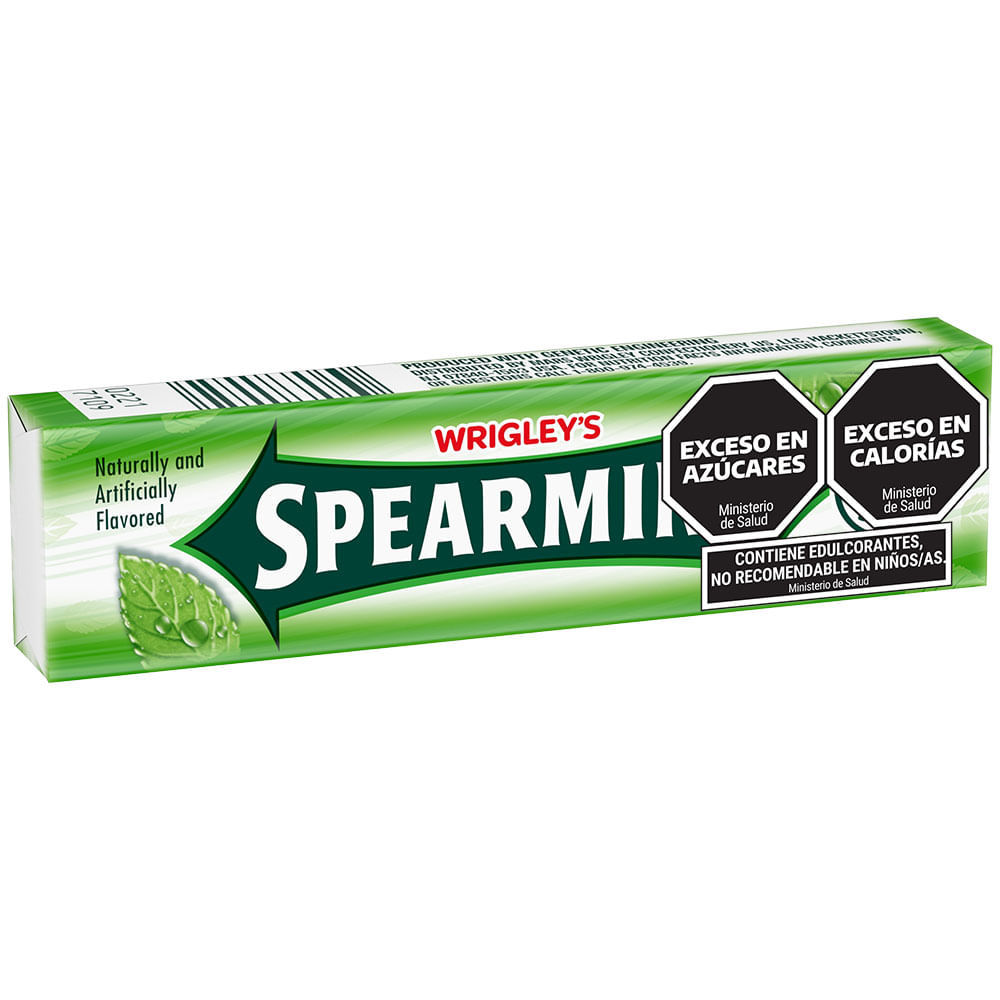 chicle wrigley's 10u spearmint chicle wrigley's 10u spearmint