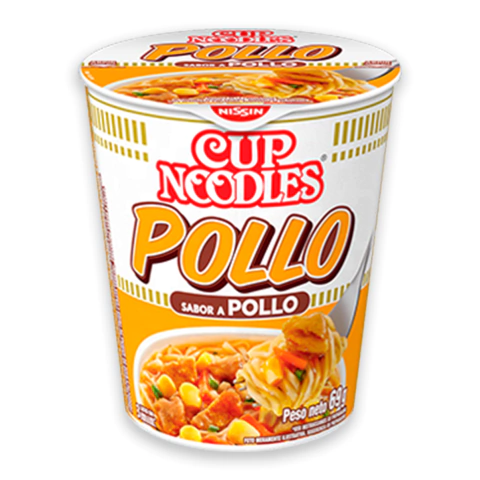 nissin cup noodles 69g pollo (display x 24u) nissin cup noodles 69g pollo (display x 24u)
