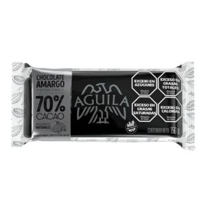 chocolate aguila 70% cacao x 15