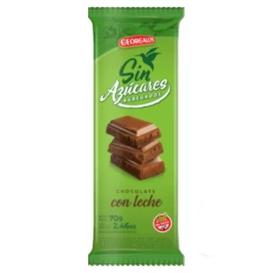 chocolate georgalo sin azucar 70gr x10u