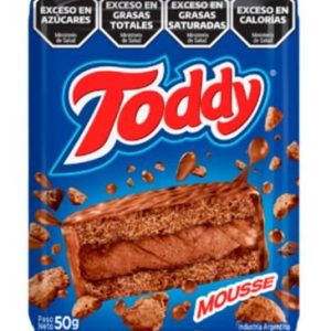 alfajor toddy mousse 50gr x24u