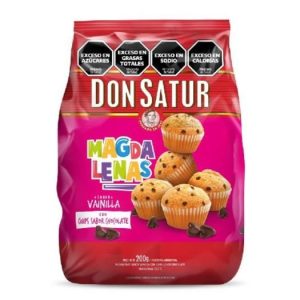 magdalenas don satur chips de chocolate 200gr x 1